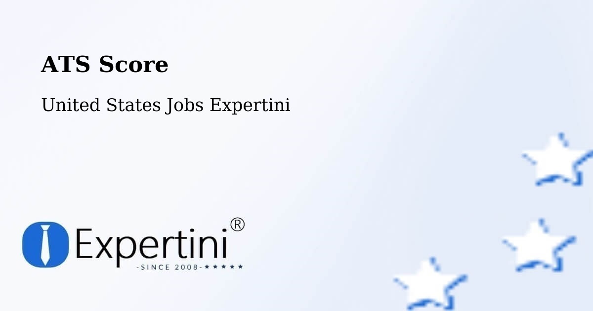 Resume ATS Score & Job Description Match Tool – Moss Point - United States Jobs Expertini