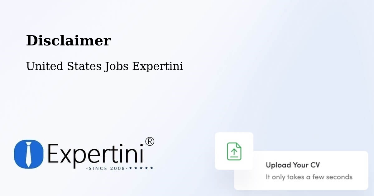 Disclaimer – Moss Point - United States Jobs Expertini