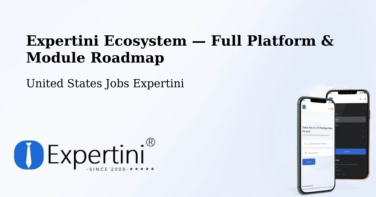 Expertini Ecosystem — Full Platform & Module Roadmap – Moss Point